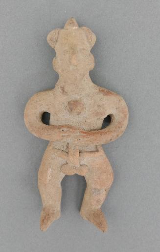 Figure, 300 BCE - 400 CE
Colima Shaft Tomb peoples; Colima, Mexico
Ceramic; 4 7/8 in.
84.52.…