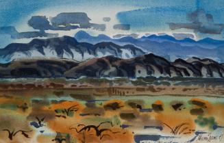 Devore Hills, 1957
Milford Zornes (American, 1908 - 2008); Devore, San Bernardino, California
…