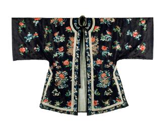 Woman's Informal Domestic Jacket (waitao), Qing Dynasty (c. 1860-1880)
China
Silk; 63 x 45 in…