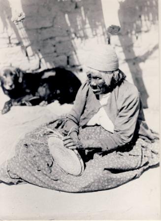 Mission Indian Basket Maker, unknown date
Unknown photographer
Paper; 6 x 8 in.
18477A
