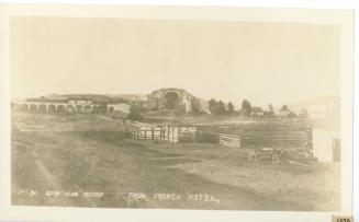 San Juan Mission from French Hotel, c. 1885
Photographer unknown; San Juan Capistrano, Califor…
