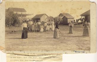 Lawn Tennis Grounds - Laguna Beach, Cal., 19th Century 
Photographer unknown; Laguna Beach, Ca…