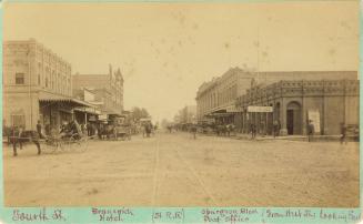 Fourth Street with Railway Line, c. 1888
R. A. Hickox (American b.?-d.?); Santa Ana, Californi…