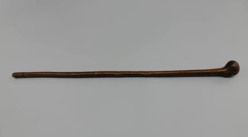 Club (Knobkerry), early to mid 20th Century
Southern or Eastern Africa
Wood; 28 1/2 × 2 × 1 3…