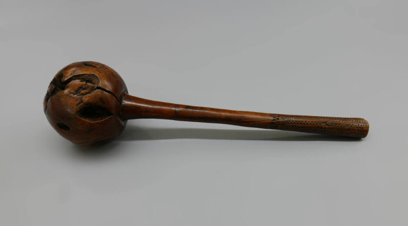 Throwing Club (Iula Drisia), early to mid 20th Century
Fiji, Melanesia
Wood; 16 3/4 × 4 1/8 ×…