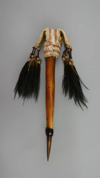 Dagger, early to mid 20th Century
Asmat culture; Papua Province (Irian Jaya), Indonesia
Bone,…