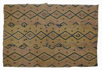 Blanket, mid 20th Century
probably Miao culture; China
Cotton and silk; 53 3/4 × 37 1/2 in.
…