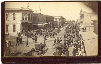 Decoration Day Parade, 1889
Conaway & Hummel; Santa Ana, California
Photographic print on boa…