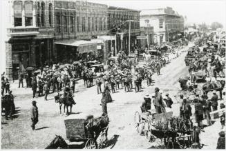 Decoration Day Parade, 1889
Conaway & Hummel; Santa Ana, California
Photographic print; 6 × 4…