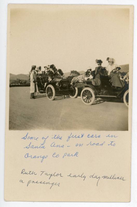 On Road to Orange County Park, c. 1905
Unknown photographer; Santa Ana, Orange County, Califor…