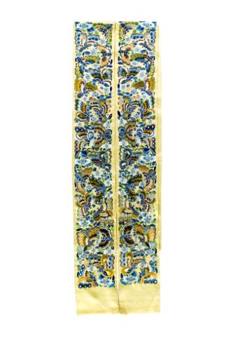 Sleeve Band, Qing Dynasty (1644-1911 A.D.)
China
Silk; 7 1/2 x 45 3/4 in. 
2007.1.31
Gift o…