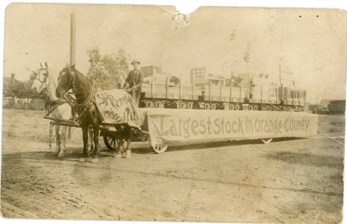 Parade of Products Lumber Float, 1908
Unknown Photographer; Santa Ana, Orange County, Californ…