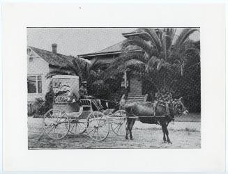 Lily Creamery Wagon, c. 1905
Unknown Photographer; Buena Park
Photographic print; 7 3/4 x 10 …