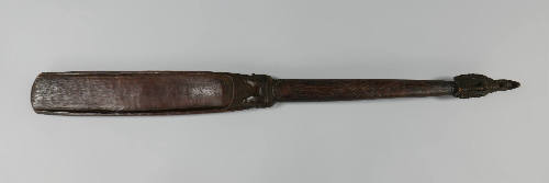 Sago Ladle, 20th Century
Morobe Bay Province, Papua New Guinea, Melanesia
Wood; 35 × 3 1/4 × …