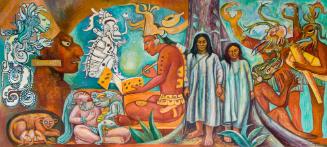 The Mayas, c.1999
Raúl Anguiano (Mexican, 1915-2006)
Oil on canvas
99.63.2
Gift of Bowers M…