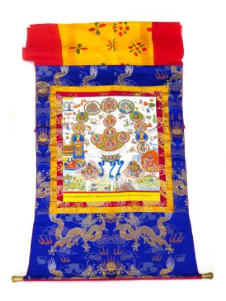 Painting (Thangka), late 20th Century
Tibetan culture; Tibet Autonomous Region, China
Distemp…