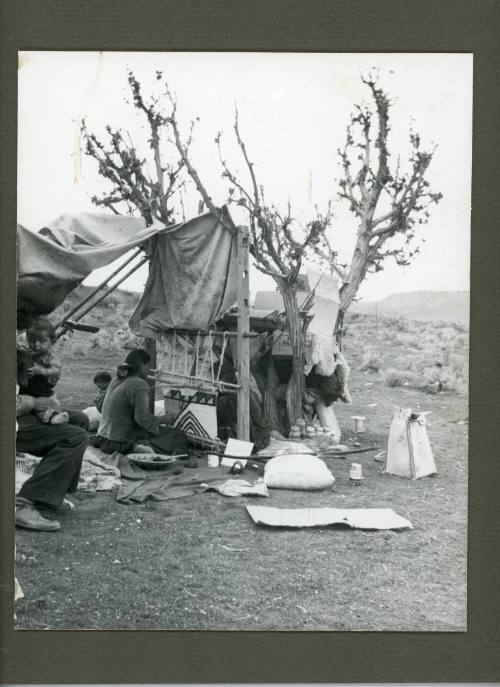 Sarah Weaving, 1947
Helen Smith; Wupatki National Monument, Flagstaff, Arizona
Photographic p…