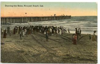 Drawing the Seine, early 20th Century
Newport Beach, California
Photographic print; 3 1/2 x 5…