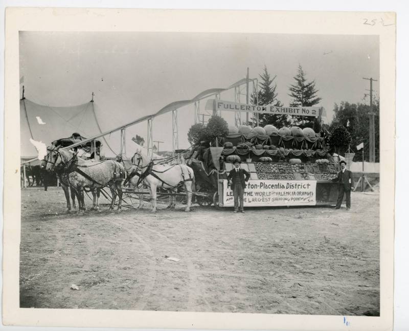 Parade of Products Fullerton Float, early 20th Century
Unknown Photographer; Orange County, Ca…