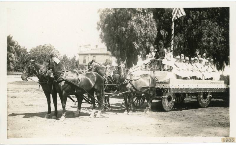 School Children on Float, July 4, 1890
Unknown Photographer; Santa Ana, California
Photograph…