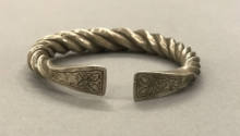 Bracelet, 20th Century
Miao culture; probably Guizhou Province, China
Silver; 1/2 × 3 in.
20…