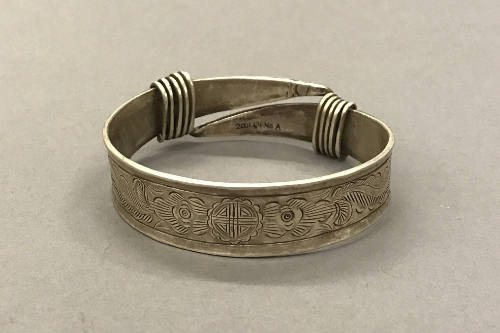 Bracelets, 20th Century
Miao culture; probably Guizhou Province, China
Silver; 3/4 × 3 1/8 in…