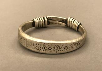 Bracelet, 20th Century
Miao culture; probably Guizhou Province, China
Silver; 1/2 x 2 7/8 in.…
