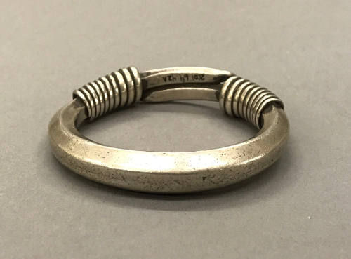 Bracelet, 20th Century
Miao culture; probably Guizhou Province, China
Silver; 1/2 x 2 7/8 in.…