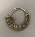 Earring, 20th Century
probably Miao culture; probably Guizhou Province, China
Silver; 2 7/8 x…