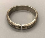 Bracelet, early 20th Century
Miao culture; probably Guizhou Province, China
Silver; 1/2 x 2 3…