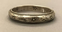 Bracelet, early 20th Century
Miao culture; probably Guizhou Province, China
Silver; 1/2 x 3 i…