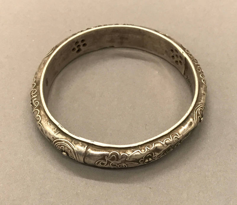 Bracelet, early 20th Century
Miao culture; probably Guizhou Province, China
Silver; 1/2 x 3 i…