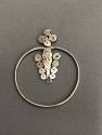 Earring, 20th Century
Miao culture; probably Guizhou Province, China
Silver; 2 1/2 x 2 in. 
…