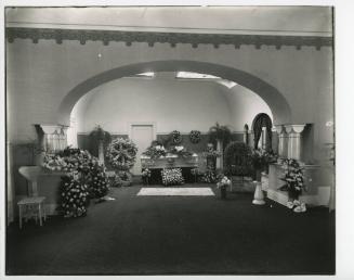 Casket on Display with Floral Wreaths, early 20th Century
Edward W. Cochems (American, 1874-19…