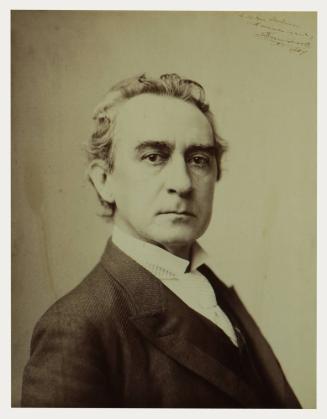 Autographed Photograph of Edwin Booth,1889
Photographer unknown
Albumen print; 25 1/4 × 21 × …