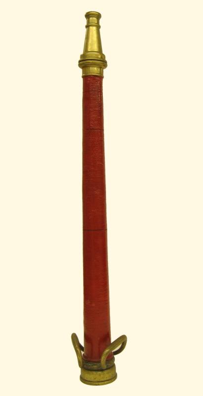 Fire Hose Nozzle, c. 1884
Allen Fire Department Supply Co.; Providence, Rhode Island
Metal, b…