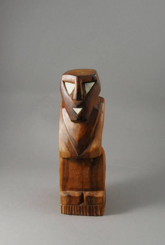 Monkey-Man Figure, mid 20th Century
Palau, Micronesia
Wood and shell; 10 × 3 × 4 in.
2019.17…