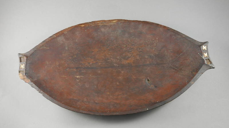 Tray, mid 20th Century
Palau, Micronesia
Wood and plant fiber;  2 1/4 × 9 7/8 × 18 1/4 in.
2…