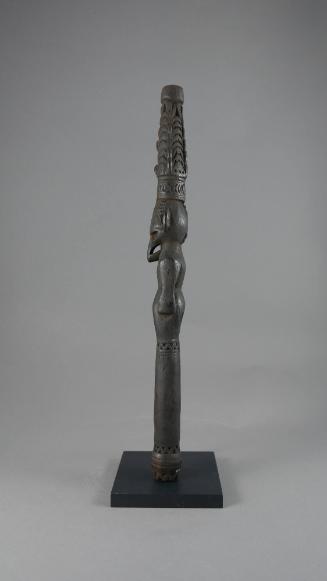 Canoe Paddle Finial, 20th Century
Sepik River Valley, Papua New Guinea, Melanesia
Wood; 14 1/…