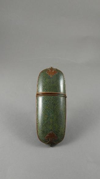 Eyeglasses Case, late Qing Dynasty (1860-1912)
China
Shagreen and brass; 6 5/8 × 2 5/8 × 1 1/…