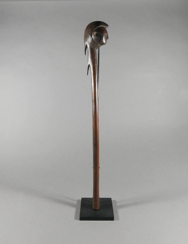 Staff (Simbo), 20th Century
probably Makonde culture; Mozambique or Tanzania
Wood; 26 3/8 × 2…