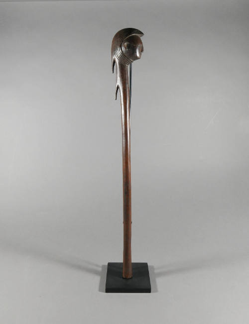 Staff (Simbo), 20th Century
probably Makonde culture; Mozambique or Tanzania
Wood; 26 3/8 × 2…