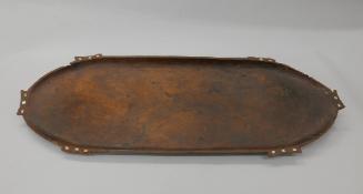 Tray, mid 20th Century
Palau, Micronesia
Wood and shell;  3 1/4 × 19 1/2 × 57 in.
2019.17.35…