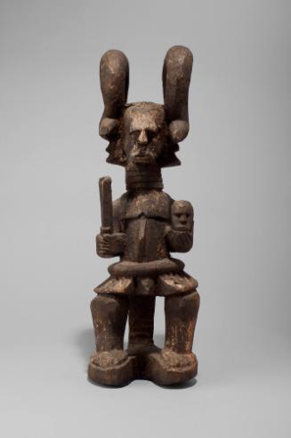 Ikenga Figure, 20th Century
Igbo culture; Nigeria
Wood and paint; 20 1/2 x 7 x 5 in.
91.52.1…