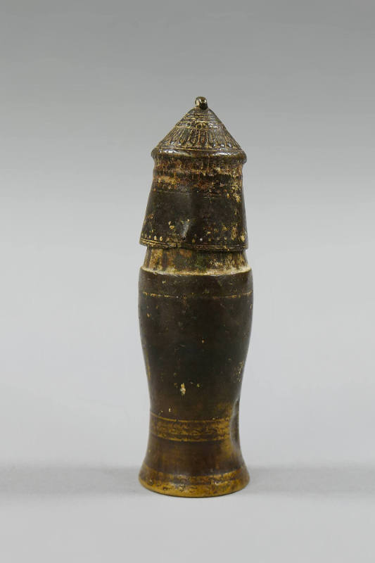 Lime Container, 20th Century
Laos
Bronze; 5 1/2 × 1 3/4 × 1 1/2 in.
2019.23.60a,b
Gift of A…