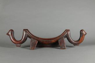 Headrest, 20th Century
Dinka culture; South Sudan
Wood and metal; 4 × 27 × 3 3/4 in.
2019.22…