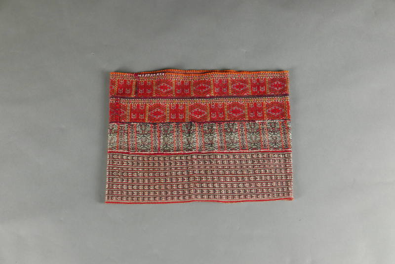 Tube Skirt, 20th Century
Li culture; Hainan Province, China
Cotton and silk; 14 5/8 × 11 3/8 …