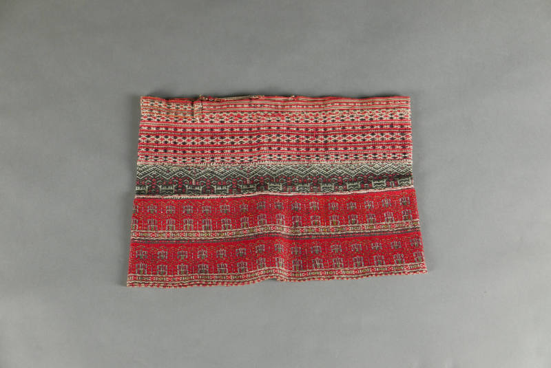 Tube Skirt, 20th Century
Li culture; Hainan Province, China
Cotton and silk; 9 3/4 × 14 3/8 i…