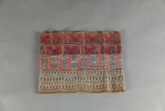 Tube Skirt, 20th Century
Li culture; Hainan Province, China
Cotton and silk; 11 × 14 1/2 in.
…