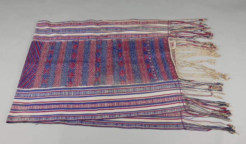 Shawl, 20th Century
Lao or Tai culture; Laos or Vietnam
Cotton and silk; 28 1/4 × 92 1/4 in.
…